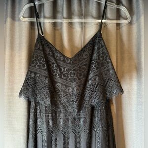 Elegant Black Lace Dress